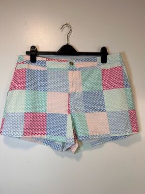 Vineyard Vines for Target Patchwork Whale Chino Shorts Preppy Women’s 14